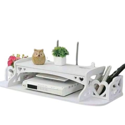 شلف جای رسیور قلبی دوطبقه جای جاکنترلی و مودم